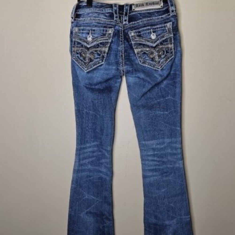 Rock Revival Sukara Boot Med Wash Jeans Size 25
